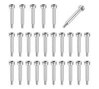 sourcing map 26 Pcs 304 Stainless Steel Shoulder Bolt 4mm Shoulder Dia 16mm Shoulder Length M3x0.5 Thread Hex Socket Shoulder Bolts for Hydraulic Injection Molding Machinery Industries