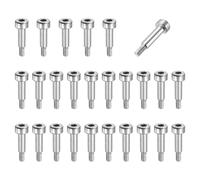 sourcing map 26 Pcs 304 Stainless Steel Shoulder Bolt 4mm Shoulder Dia 8mm Shoulder Length M3x0.5 Thread Hex Socket Shoulder Bolts for Hydraulic Injection Molding Machinery Industries
