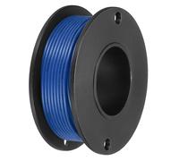 sourcing map 26AWG Stranded PVC Hookup Wire 10M/33ft Blue, Electrical UL1007 Spool Tinned Copper Wire for Internal Connecting, Marine
