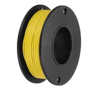 sourcing map 26AWG Stranded PVC Hookup Wire 10M/33ft Yellow, Electrical UL1007 Spool Tinned Copper Wire for Internal Connecting, Marine