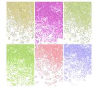 sourcing map 26g Crushed Glass for Crafts, 2-4mm Metallic Irregular Glass Chips Sprinkles Reflective Chunky Glitter for Nail Arts Vase Filler DIY Resin Decor, Green/Purple/Blue/Pink/Yellow