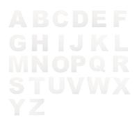 sourcing map 26pcs Alphabet Cake Stencils A-Z Letters Stencils 4 Inch Alphabet Cake Decorating Mould Set for Birthday Wedding Party DIY Crafts