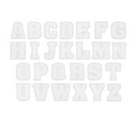 sourcing map 26pcs Large Letter Resin Mold 7" A-Z Capital English Alphabet Silicone Mould for Word Sign Art, DIY Crafts, Party Decoration