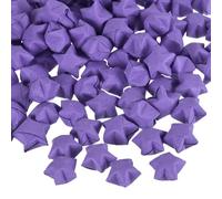 sourcing map 272pcs Pre-Made Origami Lucky Stars Paper Wishing Star Dark Purple for Best Wish Christmas Party Wedding Valentine's Day Girl Friends Gift