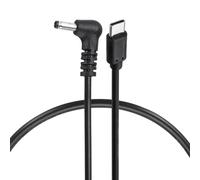 sourcing map 27W PD Trigger Cable, 9V 3A 3.5x1.35mm Type-C Right Angle Power Cord 0.4m/1.3ft USB C to DC PD Power Fast Charging Cable for Portable Monitor, Security Camera