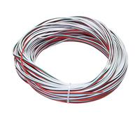 sourcing map 28 Gauge 3 Conductor Electrical Wire Tinned Copper Cable 98FT Flexible Stranded Hook-up Wire for LED Strips Lamps Residential Wiring Car Circuit