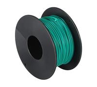 sourcing map 28 Gauge Silicone Wire 28AWG Stranded Wire High Temperature Hookup Tinned Copper 30m/100ft Green Spool for Model Wiring, DIY Wiring