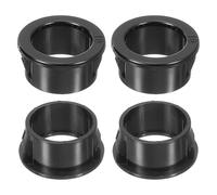 sourcing map 28 Pcs Cable Snap Bushing Grommet, 3/4" Mounting Dia Black Round Nylon Snap in Cable Grommet Protector, Plastic Cable Hole Grommets for Wiring