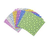 sourcing map 28 Sheets Origami Paper Double-Sided Square Mixed Color Fold Paper for Beginner Arts Crafts Projects,3.5 x 3.5 Inch