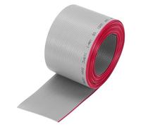 sourcing map 28AWG IDC Wire Flat Ribbon Cable 3 m/9.8ft Length 1.27mm Pitch 40 Pin Gray for JTAG/ISP Connecting