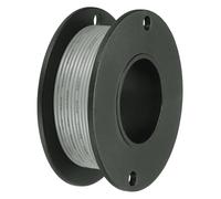 sourcing map 28AWG Stranded PVC Hookup Wire 10M/33ft Grey, Electrical UL1007 Spool Tinned Copper Wire for Internal Connecting, Marine