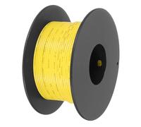 sourcing map 28AWG Stranded PVC Hookup Wire 30M/98ft Yellow, Electrical UL1007 Spool Tinned Copper Wire for Internal Connecting, Marine
