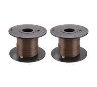 sourcing map 28AWG Wire 28 Gauge Stranded Wire PVC Hookup Wire, UL1007 Tinned Copper Wire 50m/164ft Brown With Spool for Internal Connecting Wire