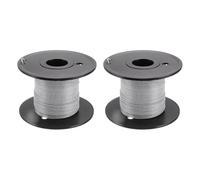 sourcing map 28AWG Wire 28 Gauge Stranded Wire PVC Hookup Wire, UL1007 Tinned Copper Wire 50m/164ft Gray With Spool for Internal Connecting Wire