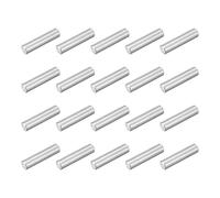 sourcing map 28Pcs M5 x 20mm 304 Stainless Steel Dowel Pin, Cylindrical Shelf Support Peg Pin Parallel Pin Fastener for Mechanical Manufacturing, Industry, Furniture Installation, Silver