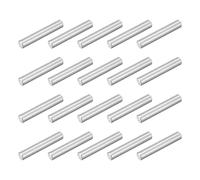 sourcing map 28Pcs M5 x 30mm 304 Stainless Steel Dowel Pin, Cylindrical Shelf Support Peg Pin Parallel Pin Fastener for Mechanical Manufacturing, Industry, Furniture Installation, Silver