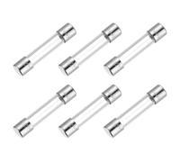 sourcing map 2A 250V 5x20mm Time Delay Glass Fuse UL Listed Slow Blow Fuse for Home Appliances(Pack of 6)