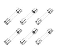 sourcing map 2A 250V 6x30mm Time Delay Glass Fuse UL Listed Slow Blow Fuse for Home Appliances 6 Pcs