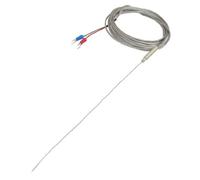 sourcing map 2M Wire Temprature Sensor Thermocouple Probe K Type 200mm x 1mm