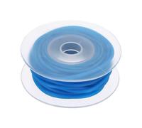 sourcing map 2mm 5.5Yards Hollow Pipe Rubber Cords, Elastic Silicone Tube Cord Barber Cord for Knitting Jewelry Making DIY Crafts Stitch Holders, Cobalt Blue