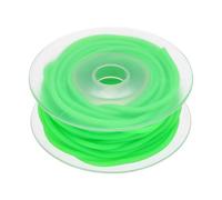 sourcing map 2mm 5.5Yards Hollow Pipe Rubber Cords, Elastic Silicone Tube Cord Barber Cord for Knitting Jewelry Making DIY Crafts Stitch Holders, Light Green