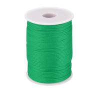 Sourcing Map 2mm Polypropylene Braided Rope, 100m Nylon Rope, Dark Green, Clothesline, Camping, Hiking, Outdoor, Crafts