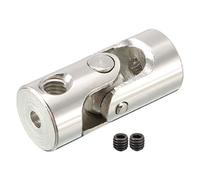 sourcing map 2mm to 2.3mm Inner Dia Rotatable Universal Steering Shaft U Joint Coupler L18XD8