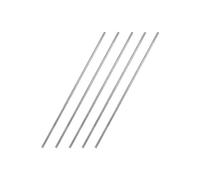 sourcing map 2mm x 150mm 304 Stainless Steel Solid Round Rod for DIY Craft - 5pcs