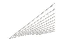 sourcing map 2mm x 300mm Stainless Steel Round Rod, Metal Solid Shaft Rods Lathe Bar Stock for DIY Crafts Model Car Helicopter Airplane 20 Pcs