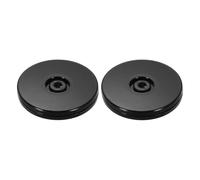 sourcing map 2Pack Acrylic Lazy Susan Turntable, 3" Spinner Lazy Susan Turntable Organizer, Acrylic Ball Bearing Rotating Tray for Pantry Spice Rack Decorating, Black
