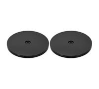 sourcing map 2Pack Acrylic Lazy Susan Turntable, 7" Spinner Lazy Susan Turntable Organizer, Acrylic Ball Bearing Rotating Tray for Pantry Spice Rack Decorating, Black
