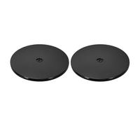 sourcing map 2Pack Acrylic Lazy Susan Turntable, 9" Spinner Lazy Susan Turntable Organizer, Acrylic Ball Bearing Rotating Tray for Pantry Spice Rack Decorating, Black