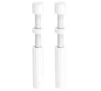 sourcing map 2Pack Graphics Card GPU Support Bracket, GPU Stand Holder Magnetic Base 74-120mm Adjustable Height Brace for Desktop Video Card, Aluminum Alloy White