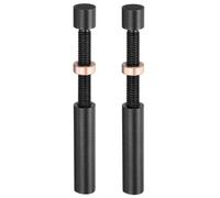 sourcing map 2Pack Graphics Card GPU Support Bracket, GPU Stand Holder Magnetic Base 74-120mm Adjustable Height Brace for Desktop Video Card, Aluminum Alloy Black, Gold