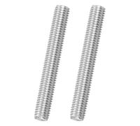 sourcing map 2Pack M10x75mm Fully Threaded Rod, 316 Stainless Steel Right Hand All Thread Screw Studs for Furniture Assembly Fastening, 1.5mm Pitch