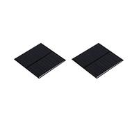 sourcing map 2Pack Mini Solar Panel Cell 5.5V 150mA 0.75W 80mm x 80mm