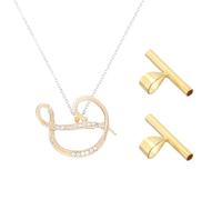 sourcing map 2Pack Sterling Silver Brooch to Pendant Converter, 15mm Pin to Pendant Converters for Jewelry Making DIY Necklace Keychain, Gold