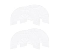 sourcing map 2pair Shoe Sole Protector for Sneakers Size 10-11 Non Slip Pad Heel Plates Repair for Men and Women, White
