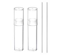 sourcing map 2pcs 0.0059" Pin Gage 0.15mm Diameter Metric Tolerance 0.001mm Class X Plug Gage Pin, Bearing Steel Go No-Go Plug Gage