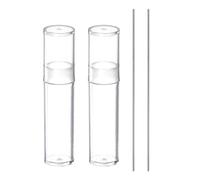 sourcing map 2pcs 0.0087" Pin Gage 0.22mm Diameter Metric Tolerance 0.001mm Class X Plug Gage Pin, Bearing Steel Go No-Go Plug Gage