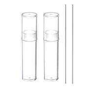 sourcing map 2pcs 0.0098" Pin Gage 0.25mm Diameter Metric Tolerance 0.001mm Class X Plug Gage Pin, Bearing Steel Go No-Go Plug Gage