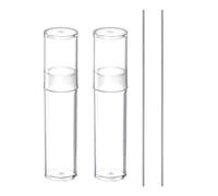 sourcing map 2pcs 0.0197" Pin Gage 0.5mm Diameter Metric Tolerance 0.001mm Class X Plug Gage Pin, Bearing Steel Go No-Go Plug Gage