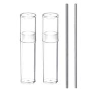 sourcing map 2pcs 0.0591" Pin Gage 1.50mm Diameter Metric Tolerance 0.001mm Class X Plug Gage Pin, Bearing Steel Go No-Go Plug Gage
