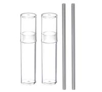 sourcing map 2pcs 0.0748" Pin Gage 1.90mm Diameter Metric Tolerance 0.001mm Class X Plug Gage Pin, Bearing Steel Go No-Go Plug Gage