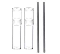 sourcing map 2pcs 0.0787" Pin Gage 2mm Diameter Metric Tolerance 0.001mm Class X Plug Gage Pin, Bearing Steel Go No-Go Plug Gage