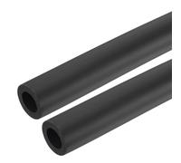 sourcing map 2pcs 0.3 Meter/1ft Pipe Insulation Tube 18mm ID 1 3/16"(30mm) OD Foam Tubing for Handle Grip Support, Black