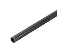 sourcing map 2Pcs 0.43 Inch PVC Rigid Tube Round Pipe 9mm ID 11mm OD 12" High Impact for Water Pipe, Aquarium, Fish Tank, Greenhouse Garden, Deep Grey