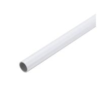 sourcing map 2Pcs 0.47 Inch PVC Rigid Tube Round Pipe 10mm ID 12mm OD 12" High Impact for Water Pipe, Aquarium, Fish Tank, Greenhouse Garden, White