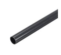 sourcing map 2Pcs 0.55 Inch PVC Rigid Tube Round Pipe 12mm ID 14mm OD 12" High Impact for Water Pipe, Aquarium, Fish Tank, Greenhouse Garden, Deep Grey