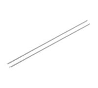 sourcing map 2Pcs 0.6x4x300mm Extension Springs, 304 Stainless Steel Extended Compression Spring Steel Dual Hook Tension Springs for Machinery Construction Industrial Home Repairs Silver